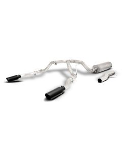 Gibson 21-23 GMC Yukon/Chevrolet Tahoe 5.3L 2/4wd Black Elite Cat-Back Exhuast -Stainless - 65717B