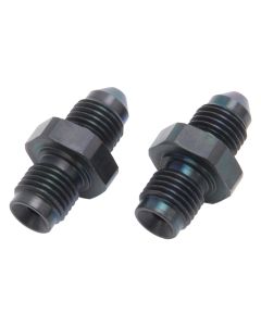 Russell Performance -3 AN SAE Adapter Fitting (2 pcs.) (Black) - 643963