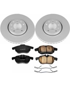 Power Stop 03-11 Saab 9-3 Front Z23 Evolution Sport Coated Brake Kit - CRK985