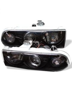 Spyder Chevy S10 98-04 Projector Headlights LED Halo Blk - Low H1 PRO-YD-CS1098-BK - 5009524