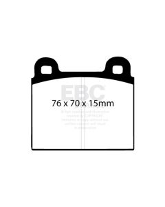 EBC 69-75 Ferrari 246 Dino 2.4 Yellowstuff Front Brake Pads - DP4103R