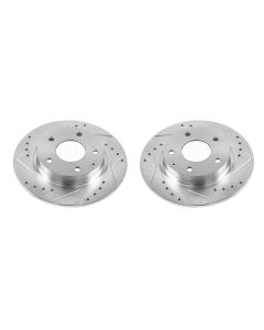 Power Stop 14-18 Mazda 3 Rear Evolution Drilled & Slotted Rotors - Pair - JBR1594XPR
