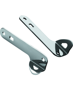 Chrome Teardrop Tie-Down Brackets for 14-Up Touring