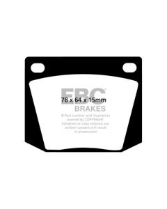 EBC 63-69 Ac Cobra 4.7 Redstuff Front Brake Pads - DP3169C