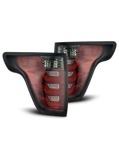 AlphaRex 11-15 Ford Explorer PRO-Series LED Tail Lights Red Smoke - 660020