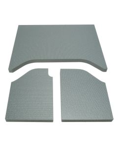 DEI 07-10 Jeep Wrangler JK 2-Door Boom Mat Headliner - 3 Piece - Gray - 50134