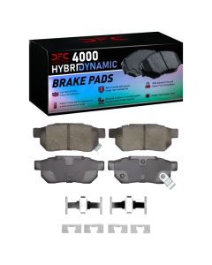 DFC 99-00 Honda Civic Rear 4000 HybriDynamic Brake Pads and Hardware Kit - 4000-0374-01