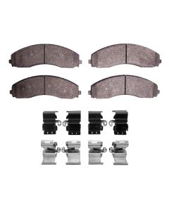 DFC 17-24 Ford F-450 Super Duty Front/Rear Ultimate Duty Performance Brake Pads and Hardware Kit - 1400-2018-01