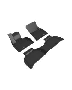 3D Maxpider 20-24 BMW X6 (G06) Kagu Floor Mat- Black R1 R2 - L1BM11301509