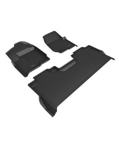 3D Maxpider 22-24 Ford F-150 Super Crew Bench Seat Kagu Black R1 R2 - L1FR16101509
