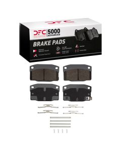 DFC 88-93 Pontiac LeMans Front 5000 Advanced Semi Metallic Brake Pads and Hardware Kit - 1551-0378-01