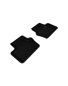 3D MAXpider 2007-2017 Jeep Compass/Patriot Kagu 2nd Row Floormats - Black - L1JP00821509