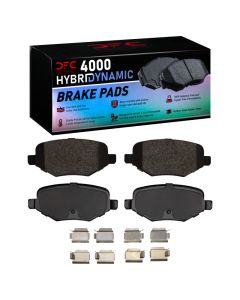 DFC 09-19 Ford Taurus (Excl SHO) Rear 4000 HybriDynamic Brake Pads and Hardware Kit - 4000-1377-01