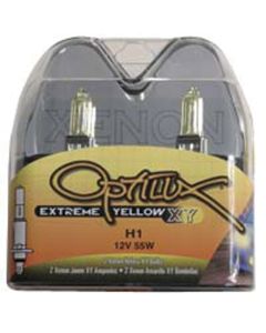 Hella Optilux H1 Yellow Bulb 12V/55W - HELL-H71070642