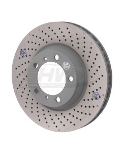 SHW 2012 Porsche 911 Carrera 4GTS 3.8L w/o Ceramics Right Frt Drill-Dimp MB Brake Rotor(99635141004) - PFR31022