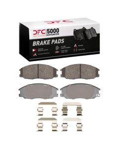 DFC 01-09 Hyundai Santa Fe Front 5000 Advanced Ceramic Brake Pads and Hardware Kit - 1551-0864-01