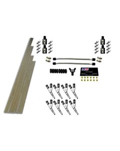 Nitrous Express 8 Cyl SSV/Std Plumbing Kit w/o Solenoids w/300HP Jets (Incl Hardware) - 13390