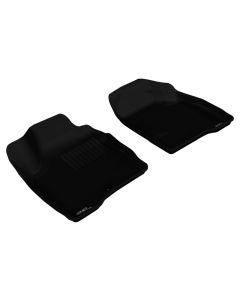 3D MAXpider 2006-2013 Chevrolet Impala/Impala Limited Kagu 1st Row Floormat - Black - L1CH04311509