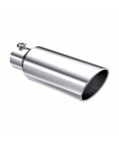 MBRP T304 Stainless Steel 6" O.D. Rolled End 4" Inlet 18" Length Exhaust Tip - T5130