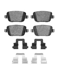 DFC 07-10 Volvo S80 Rear 4000 HybriDynamic Brake Pads and Hardware Kit - 4000-1314-01