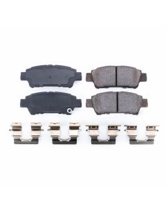 Power Stop 04-10 Toyota Sienna Rear Z17 Evolution Ceramic Brake Pads w/Hardware - 17-995