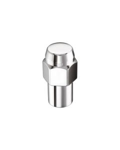 McGard Hex Lug Nut (Reg. Shank - .746in.) 7/16-20 / 13/16 Hex / 1.65in. Length (4-Pack) - Chrome - 61001
