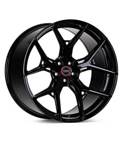 Vossen HF-5 19x8.5 / 5x112 / ET42 / Flat Face / 66.5 - Gloss Black Wheel - HF5-9M66