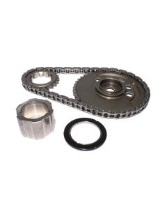 COMP Cams LS Series Timing Set Single Row 9-Key Steel Sprocket Right Hand Side for GM LS Engines 1997-2018 - 9673T9