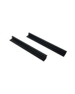 Kentrol 07-18 Jeep Wrangler JK Entry Guards Pair 2 Door - Textured Black - 80584