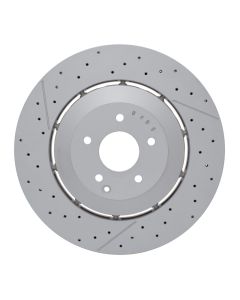 DFC 06-11 Mercedes-Benz SLK55 AMG Front Drilled and Slotted Hi-Carbon Alloy Geomet Coated Rotor - 930-63080
