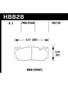 Hawk Performance ER-1 Motorsport Brake Pads - HB828D.760