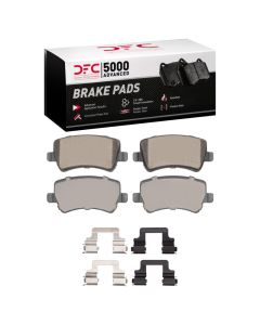 DFC 07-18 Volvo XC60/S60/S80/V60 Rear 5000 Advanced Ceramic Brake Pads and Hardware Kit - 1551-1307-02