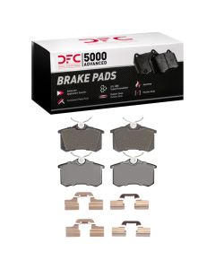 DFC 99-15 Audi TT Rear 5000 Advanced Ceramic Brake Pads and Hardware Kit - 1551-0340-01