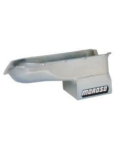Moroso Pontiac V-8 (301-455) Extra Deep Wet Sump 8qt 9.75in Steel Oil Pan - 20490