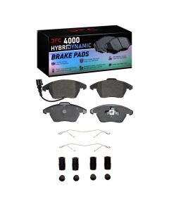 DFC 05-18 Audi A3 Quattro Front 4000 HybriDynamic Brake Pads and Hardware Kit - 4000-1107-01