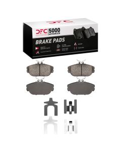 DFC 93-00 Ford Taurus (Excl SHO) Front 5000 Advanced Ceramic Brake Pads and Hardware Kit - 1552-0601-01