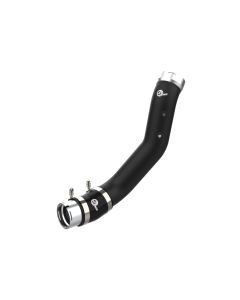 aFe 2024 GM Diesel Trucks V8 6.6L L5P BladeRunner 3.5in Aluminum Cold Charge Pipe - Black - 46-20709-B
