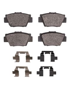 DFC 97-05 Acura NSX Rear 5000 Advanced Semi Metallic Brake Pads and Hardware Kit - 1551-0504-01