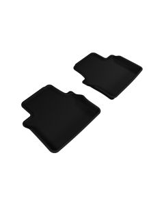 3D MAXpider 2014-2019 Cadillac CTS Kagu 2nd Row Floormats - Black - L1CD01021509