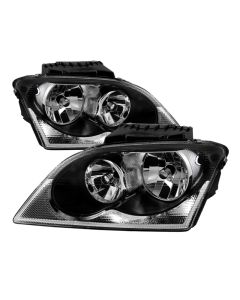 xTune Chrysler Pacifica 04-06 Halogen OEM Style Headlights Black HD-JH-CHRPA04-BK - 9029615