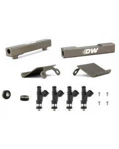 Deatschwerks Side Feed to Top Feed Fuel Rail Conversion Kit and 1000cc Fuel Injectors Subaru STI 02-