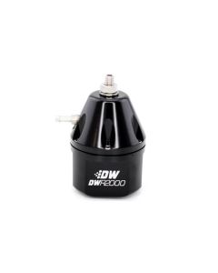 DeatschWerks DWR2000 Adjustable Fuel Pressure Regulator - Black- DEAT-6-2000-FRB