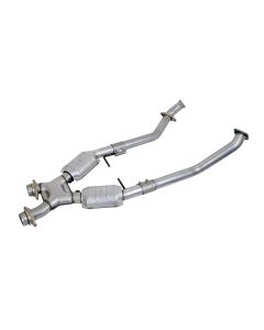 BBK 96-98 Mustang 4.6 GT High Flow X Pipe With Catalytic Converters - 2-1/2 - 1666