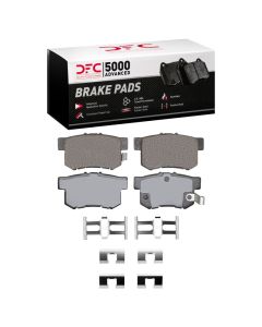 DFC 91-12 Acura LEGEND Rear 5000 Advanced Ceramic Brake Pads and Hardware Kit - 1551-0536-01