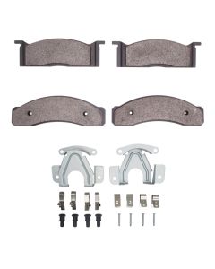 DFC 68-73 Ford Mustang Front 5000 Advanced Semi Metallic Brake Pads and Hardware Kit - 1551-0034-01