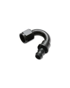 Vibrant Performance Anodized Black -12AN Push-On 150 Degree Hose End Fitting- VIBR-22512
