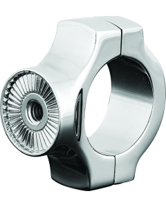 Chrome Side Mount License Plate Holder for Softails