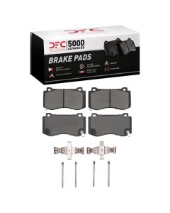 DFC 08-20 Dodge Challenger SRT-8 Front 5000 Advanced Low Metallic Brake Pads and Hardware Kit - 1551-1149-01