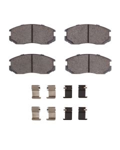 DFC 91-00 Dodge Colt Front 5000 Advanced Ceramic Brake Pads and Hardware Kit - 1551-0602-01
