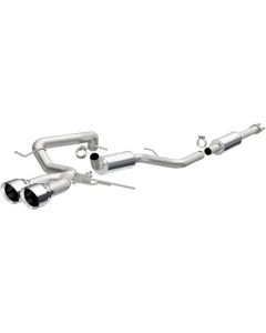 MagnaFlow 13 Ford Focus 2.0L Turbocharged ST Dual Center Rear Exit Stainless Cat Back Perf Exhaust - 15155